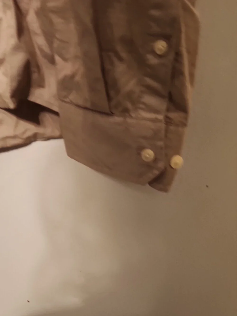 Calvin Klein Men's Lightweight Button-Up Shirt Jacket in Beige Tan